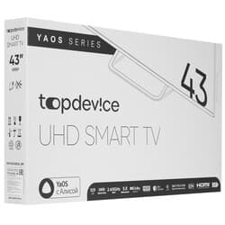 Topdevice 43" (109 см) Телевизор Topdevice TDTV43CS03U черный, фото 11