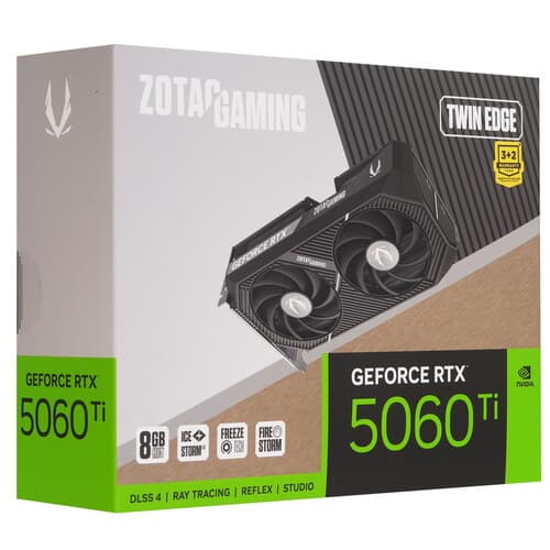 Zotac Видеокарта Zotac GeForce RTX 5060 Ti GAMING Twin Edge [ZT-B50610E-10M], фото 9