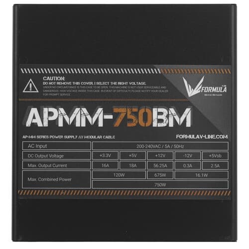 Блок питания Formula APMM-750BM  черный thumb 4