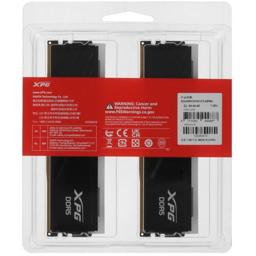 XPG (ADATA) Оперативная память ADATA XPG Lancer Blade RGB [AX5U6000C3016G-DTLABRBK] 32 ГБ, фото 4