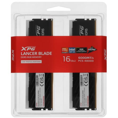 XPG (ADATA) Оперативная память ADATA XPG Lancer Blade RGB [AX5U6000C3016G-DTLABRBK] 32 ГБ, фото 5