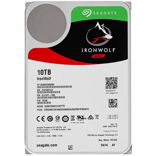 Жесткий диск Seagate IronWolf [ST10000VN0008] thumb 1
