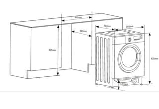 Встраиваемая стирально-сушильная машина Schaub Lorenz SLW BW8543 I thumb 11