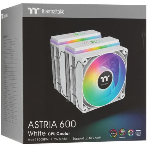 Thermaltake Кулер для процессора Thermaltake ASTRIA 600 ARGB Lighting [CL-P139-CA12SW-A] белый, фото 11