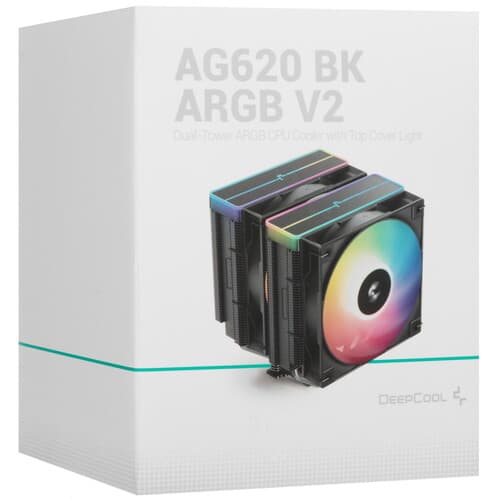 DEEPCOOL Кулер для процессора DEEPCOOL AG620 BK ARGB V2 [R-AG620-BKAMMN-GJD] черный, фото 12