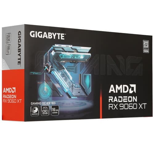 GIGABYTE Видеокарта GIGABYTE AMD Radeon RX 9060 XT GAMING OC ICE [GV-R906XGAMINGOCICE-16GD], фото 9