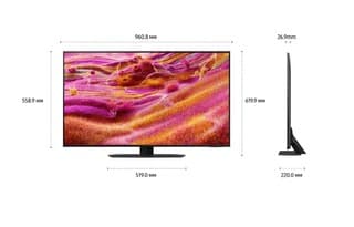 Samsung 43" (108 см) Телевизор Samsung QE43QN90FAUXRU черный, фото 9