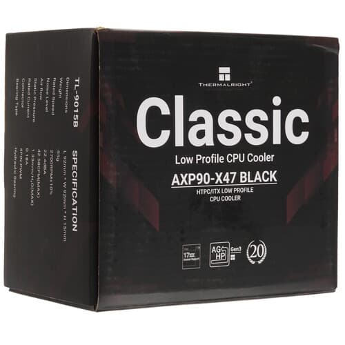 Thermalright Кулер для процессора Thermalright AXP-90 X47 Black [TRAXP90X47B] черный, фото 7