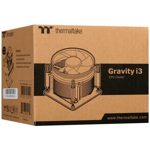 Thermaltake Кулер для процессора Thermaltake Gravity i3 [CL-P094-AL09WT-A] черный, фото 7