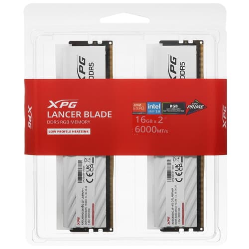 XPG (ADATA) Оперативная память ADATA XPG Lancer Blade RGB [AX5U6000C3616G-DTLABRWH] 32 ГБ, фото 5