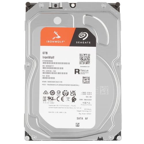 Seagate 6 ТБ Жесткий диск Seagate IronWolf [ST6000VN006]