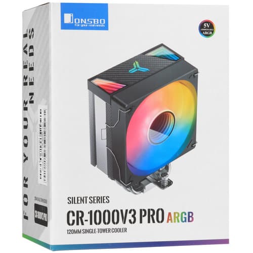 JONSBO Кулер для процессора JONSBO CR-1000 V3 PRO ARGB [CR-1000V3PROARGB] черный, фото 12