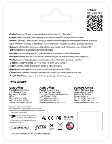 500 ГБ M.2 NVMe накопитель Patriot P410 [P410P500GM28H] thumb 7