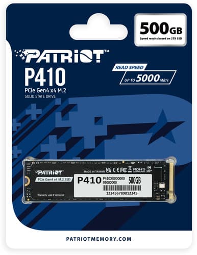 500 ГБ M.2 NVMe накопитель Patriot P410 [P410P500GM28H] thumb 6