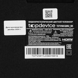 Topdevice 50" (127 см) Телевизор Topdevice TDTV50CQ09U черный, фото 6