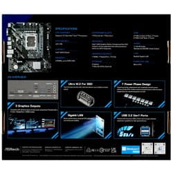 Материнская плата ASRock H610M-HDV/M.2 R2.0 thumb 7