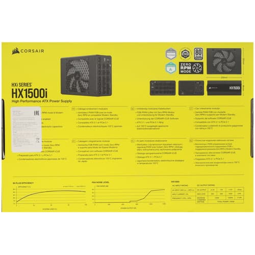 Блок питания Corsair HX1500i Platinum [CP-9020308-NA] черный thumb 8