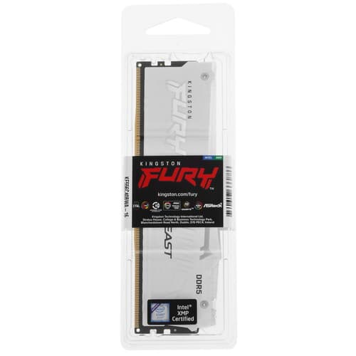 Kingston FURY Оперативная память Kingston FURY Beast White RGB [KF556C40BWA-16] 16 ГБ, фото 5