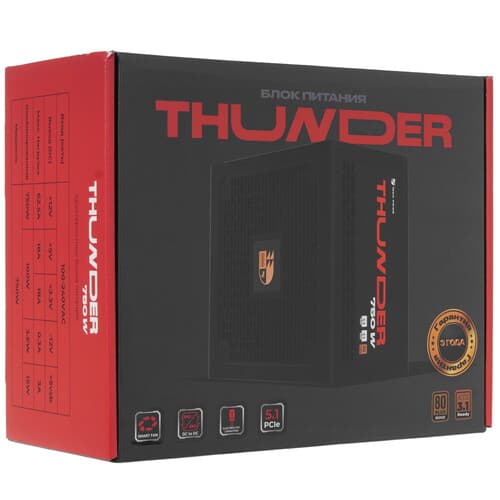 Блок питания Iron Pride Thunder 750W [УФ-20250020] черный thumb 8