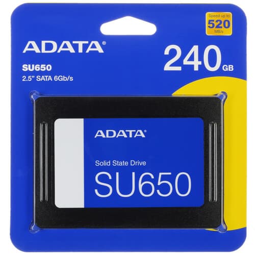 ADATA 240 ГБ 2.5" SATA накопитель ADATA SU650 [ASU650SS-240GT-R]