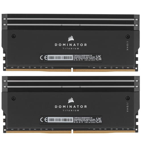 Corsair Оперативная память Corsair DOMINATOR TITANIUM RGB [CMP64GX5M2B6000C30] 64 ГБ, фото 3