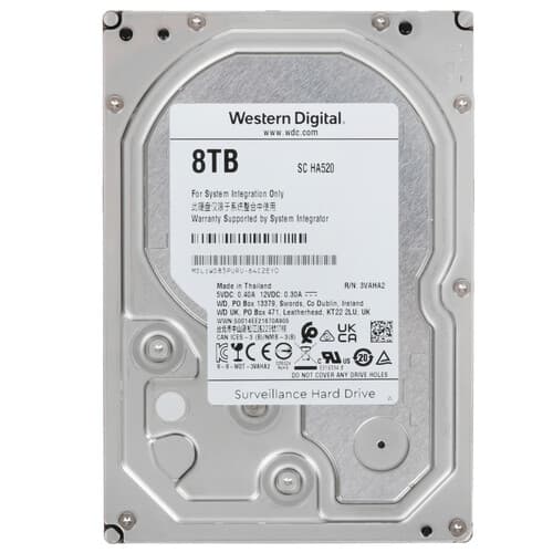 Western Digital 8 ТБ Жесткий диск WD Purple Surveillance [WD85PURU]