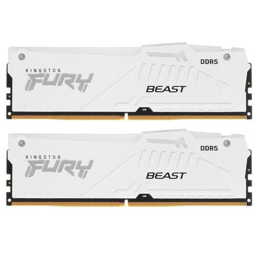 Kingston FURY Оперативная память Kingston FURY Beast White RGB [KF556C40BWAK2-64] 64 ГБ, фото 2