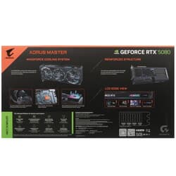 GIGABYTE Видеокарта GIGABYTE GeForce RTX 5080 AORUS MASTER [GV-N5080AORUS M-16GD], фото 10