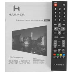 Harper 32" (81 см) Телевизор Harper 32R821TS черный, фото 11