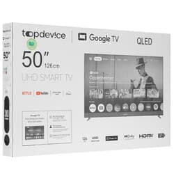 Topdevice 50" (127 см) Телевизор Topdevice TDTV50DQ08U черный, фото 14