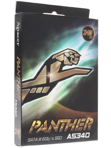 Apacer 240 ГБ 2.5" SATA накопитель Apacer AS340 PANTHER [AP240GAS340G-1], фото 6
