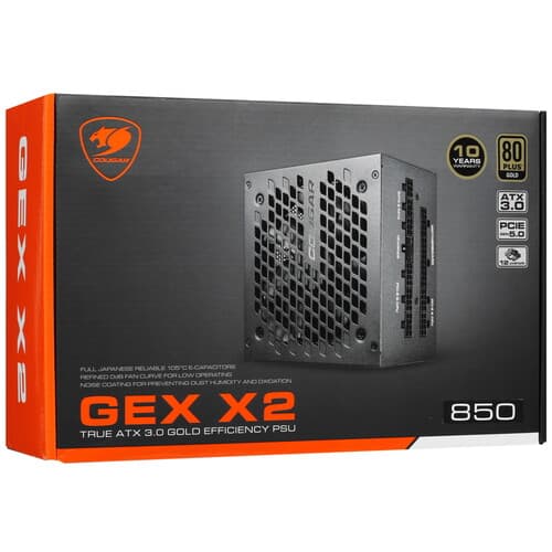 Блок питания Cougar GEX X2 850 [31GT085001P01] черный thumb 9