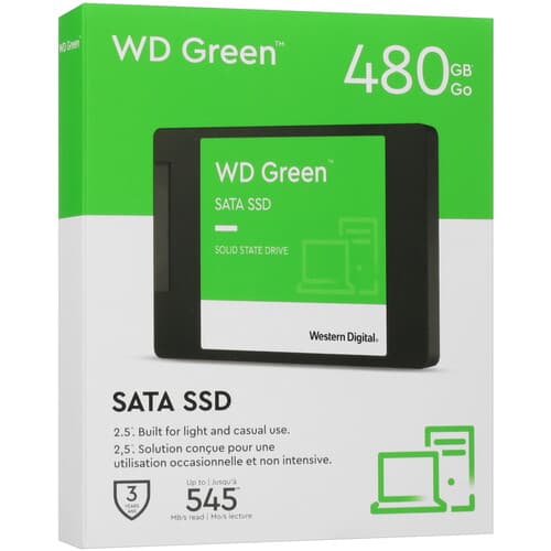 Western Digital 480 ГБ 2.5" SATA накопитель WD Green [WDS480G3G0A], фото 6