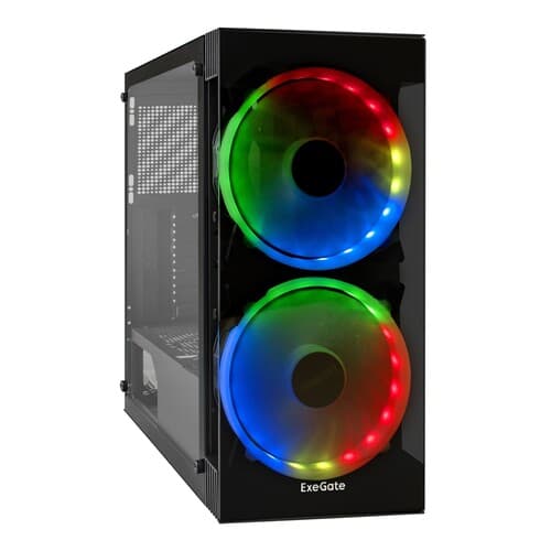 Корпус ExeGate i3 MATRIX [EX289022RUS] черный