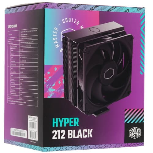 CoolerMaster Кулер для процессора Cooler Master Hyper 212 Black [RR-S4KK-25SN-R1] черный, фото 11