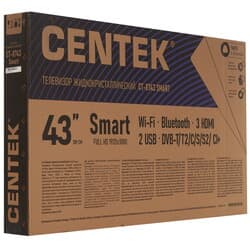 Centek 43" (109 см) Телевизор Centek CT-8743 черный, фото 12