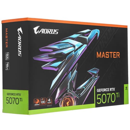 GIGABYTE Видеокарта GIGABYTE GeForce RTX 5070 Ti AORUS MASTER [GV-N507TAORUS M-16GD], фото 12