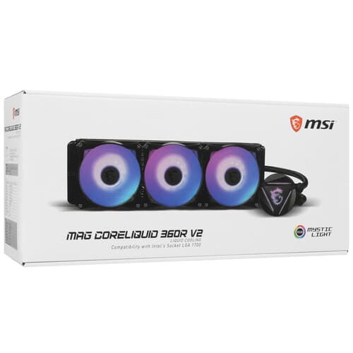 Система охлаждения MSI MAG CORELIQUID 360R V2 черная thumb 10