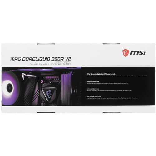 Система охлаждения MSI MAG CORELIQUID 360R V2 черная thumb 9