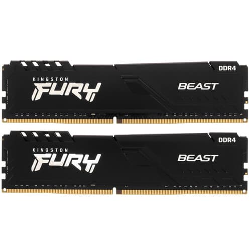 Kingston FURY Оперативная память Kingston FURY Beast Black [KF436C17BBK2/16] 16 ГБ