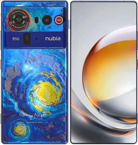 Nubia 6.85" Смартфон Nubia Z80 Ultra Starry Night Edition 512 ГБ синий