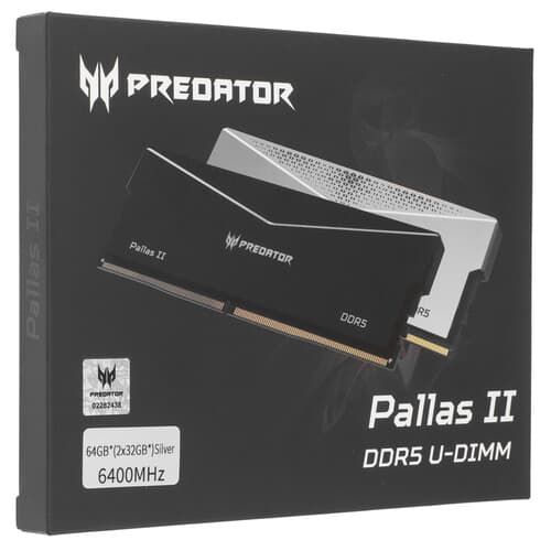 Acer Оперативная память Acer Predator Pallas II [BL.9BWWR.377] 64 ГБ, фото 3