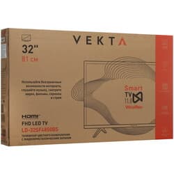Vekta 32" (81 см) Телевизор Vekta LD-32SF4850BS черный, фото 12