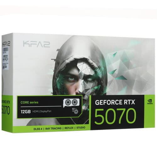 KFA2 Видеокарта KFA2 GeForce RTX 5070 CORE OC 2FAN LED White [57NON7MDBSWK], фото 11
