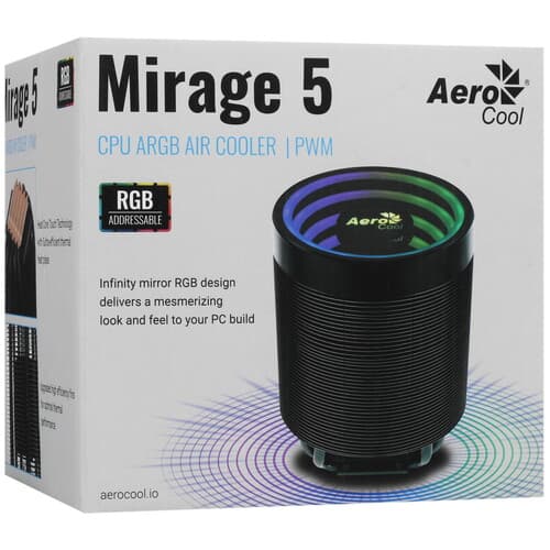 AeroCool Кулер для процессора AeroCool Mirage 5 [ACTC-MR90517.03] черный, фото 9