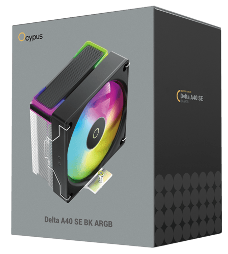Ocypus Кулер для процессора Ocypus Delta A40 SE ARGB [Delta-A40-BK1AAWN00S-GL] черный, фото 7