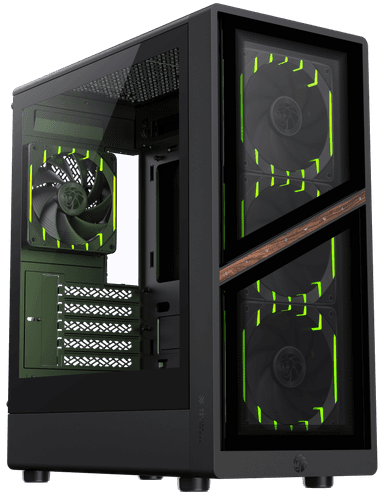 Корпус GameMax AERIS 330 GB [AERIS330GB] черный