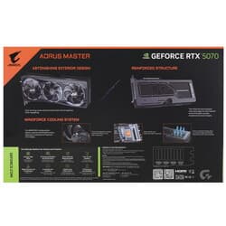 GIGABYTE Видеокарта GIGABYTE GeForce RTX 5070 AORUS MASTER [GV-N5070AORUS M-12GD], фото 12