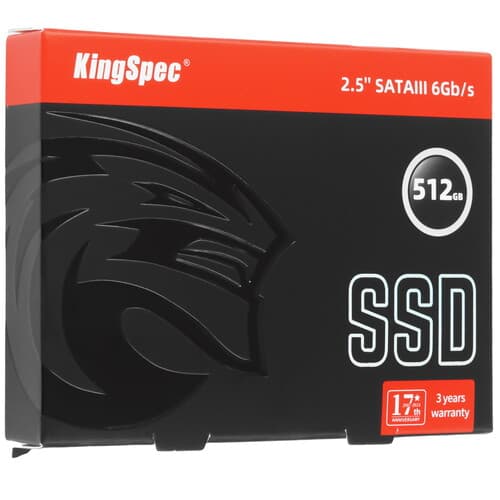 KingSpec 512 ГБ 2.5" SATA накопитель KingSpec P3-512, фото 5