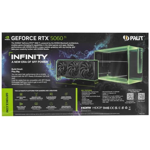 Palit Видеокарта Palit GeForce RTX 5060 Ti Infinity 3 OC [NE7506TS19P1-GB2062S], фото 9